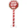 New 60 in. Stop Sign Decoration with LED Lights Yard Decorations