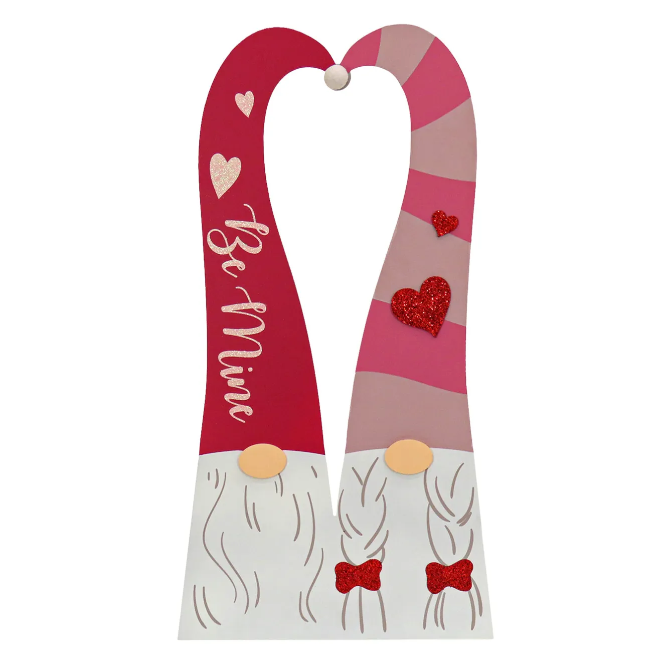 Hot 36 in. Valentine's Gnome Couple Porch Decor Decorations