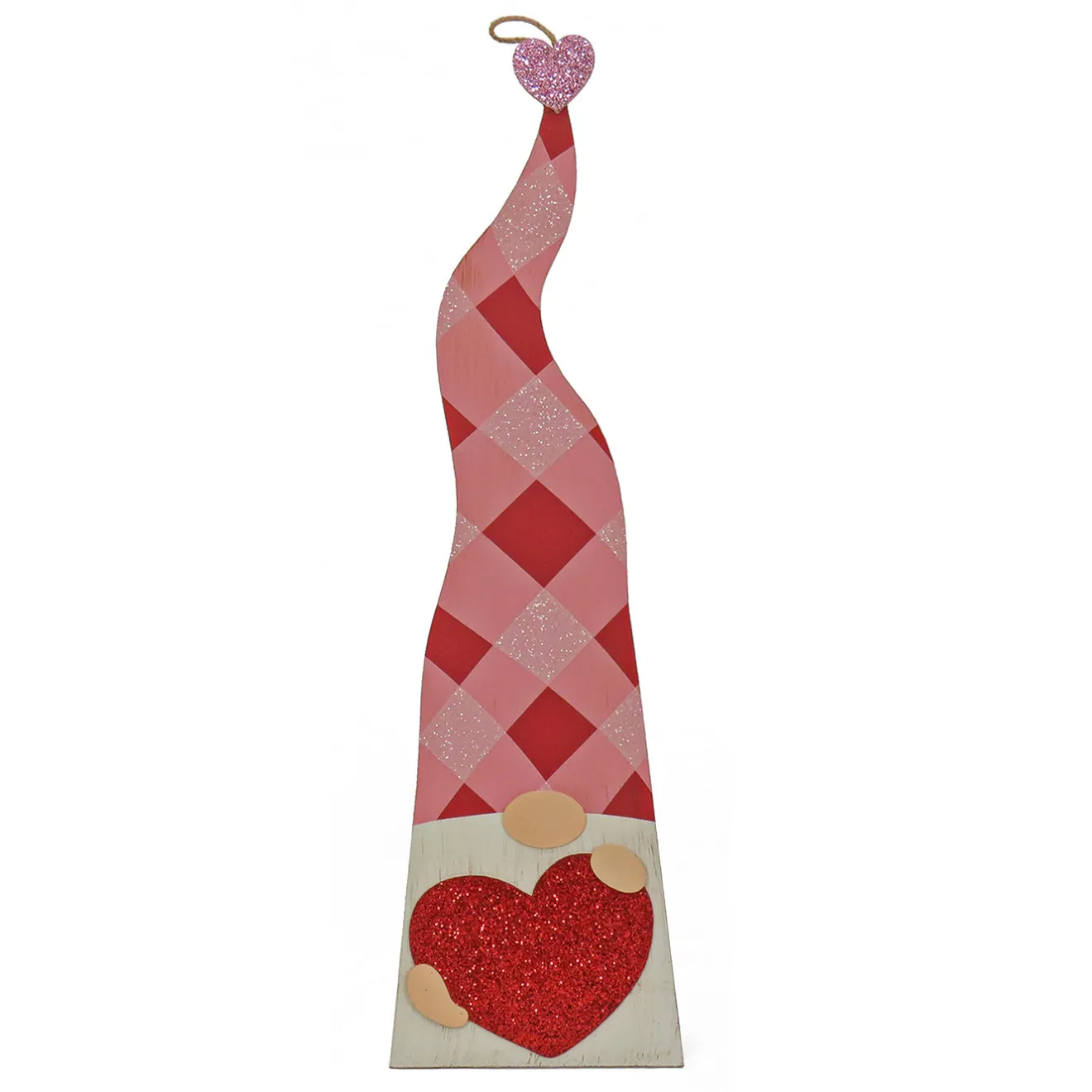 Best 36 in. Valentine's Heart Gnomes Porch Decoration Decorations