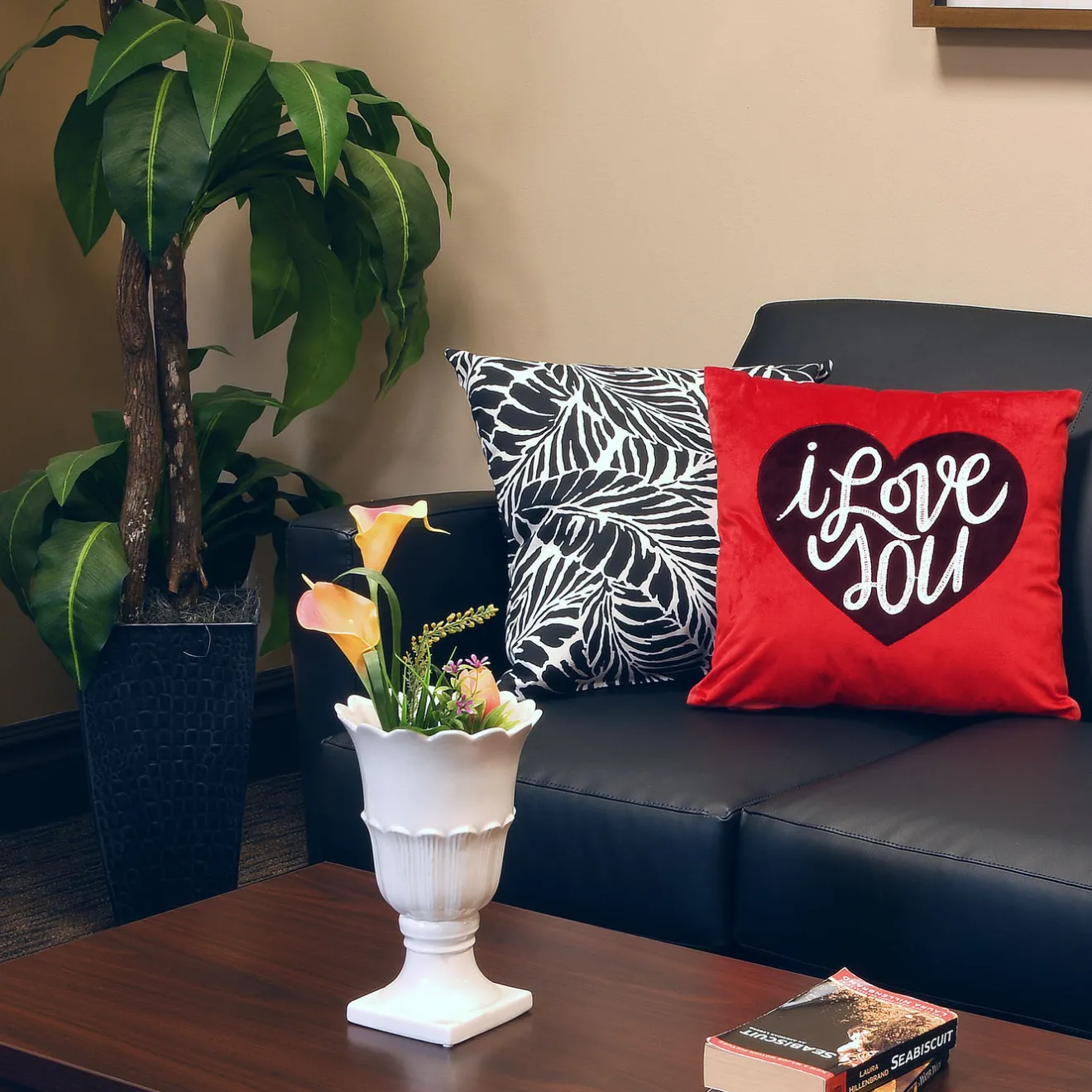 Hot 16 in. Valentine's 'I Love You' Pillow Decoration Decorations