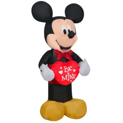 42 in. Valentine's Inflatable Mickey Mouse with LED Lights Inflatable Decorations