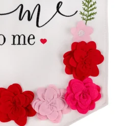 Outlet 18.5 in. Valentine's 'You Feel Like Home' Banner Decorations