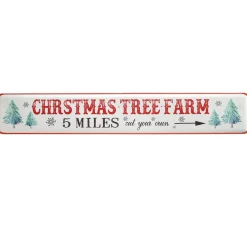 Hot 47 in. Vintage Tree Farm Wall Sign Decorative Accents