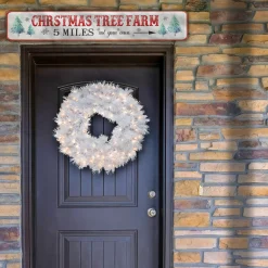 Hot 47 in. Vintage Tree Farm Wall Sign Decorative Accents