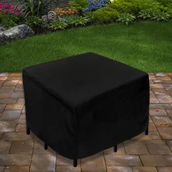Best 43 in. Waterproof Patio Furniture Cover with Rope and Metal Buckles Outdoor Decor