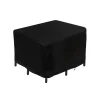 Outlet 56 in. Waterproof Patio Furniture Cover with Rope and Metal Buckles Outdoor Decor