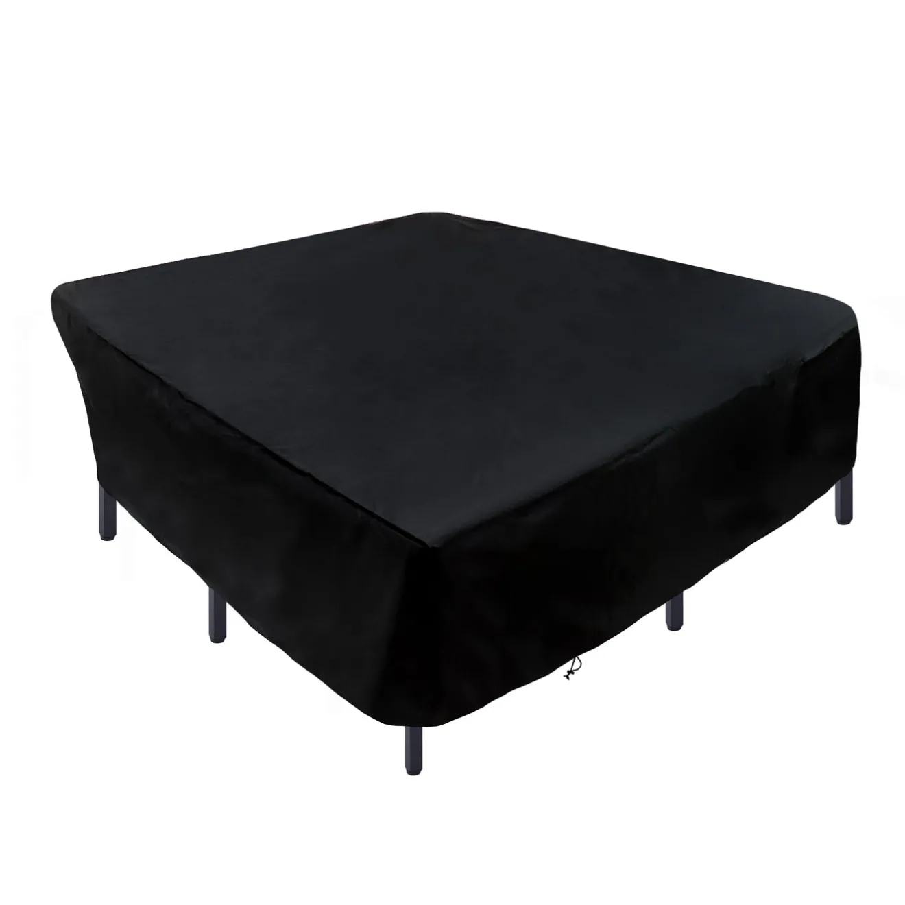 Hot 96 in. Waterproof Patio Furniture Cover with Rope and Metal Buckles Outdoor Decor