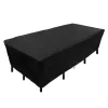 New 108 in. Waterproof Patio Furniture Cover with Rope and Metal Buckles Outdoor Decor