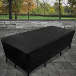 New 108 in. Waterproof Patio Furniture Cover with Rope and Metal Buckles Outdoor Decor