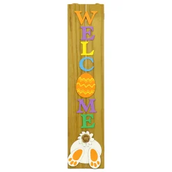 Best 43 in. Welcome Easter Sign Porch Decoration Outdoor Decorations