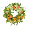 Best 24 in.Spring Wreath with Lemons, Hydrangeas, and Buttercups Wreaths