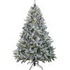 Outlet 9ft. Pre-Lit Snowy Hudson Hinged Tree with PowerConnect Warm White LED Lights Pre-Lit|Full