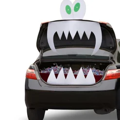 Discount Halloween Freaky Fangs TRICKY TRUNKS Car Decoration Kit Car Decorations