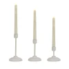 Clearance HGTV Home Collection Flameless Heritage Candle Set, White Base Decorative Accents