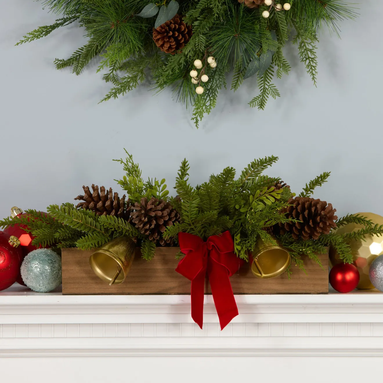 Hot 27in. Christmas Bells Centerpiece Decorative Accents|Centerpieces