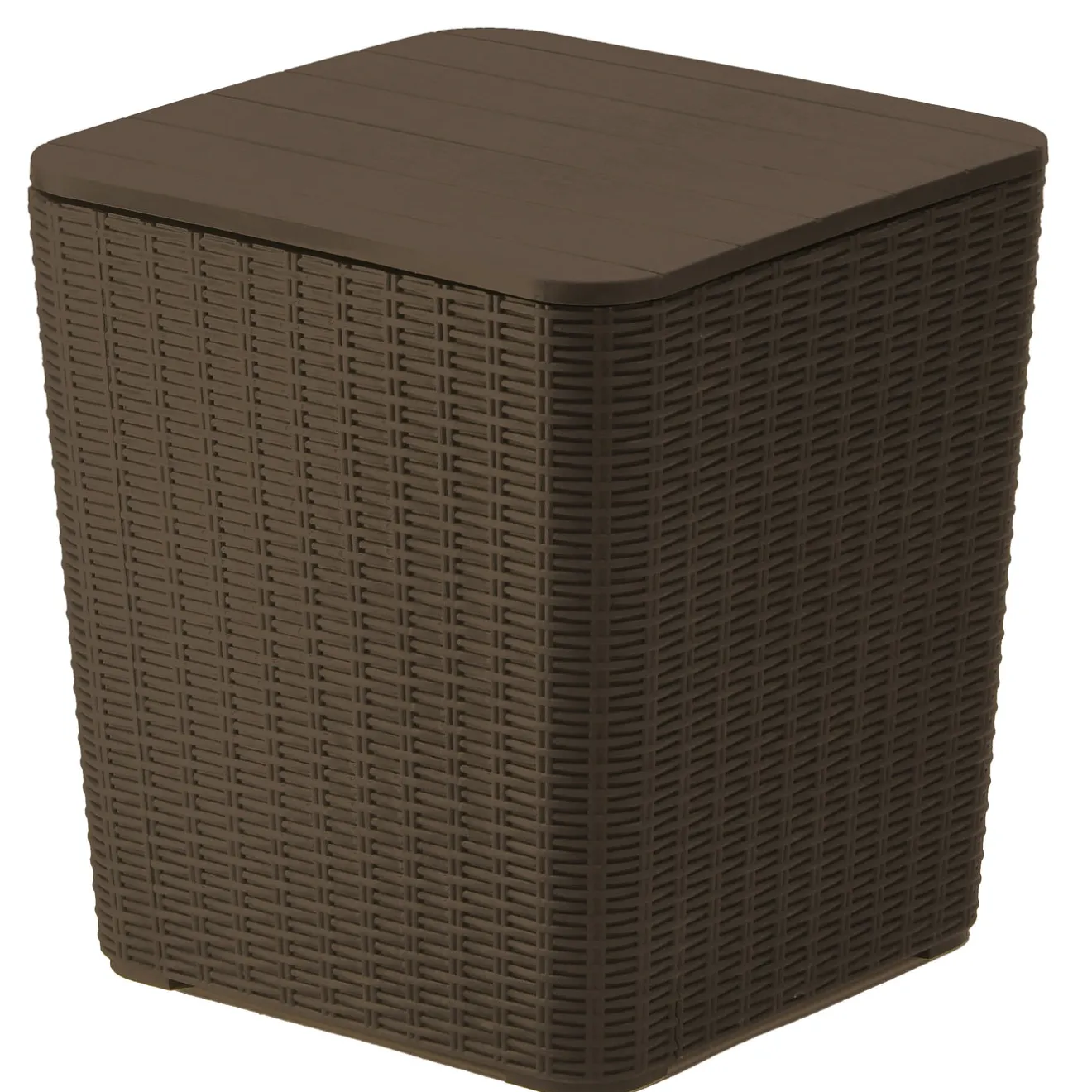 Hot 43L Capacity Arendal Collection Wicker Texture All-Weather Storage Box Patio Furniture