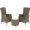 Outlet 3-Piece Bracknell Collection All-Weather Chat Set Patio Furniture