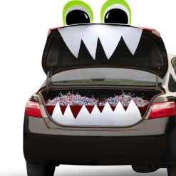 Discount 4-Piece Bright Eyes Halloween TRICKY TRUNKS Car Decoration Kit Car Decorations