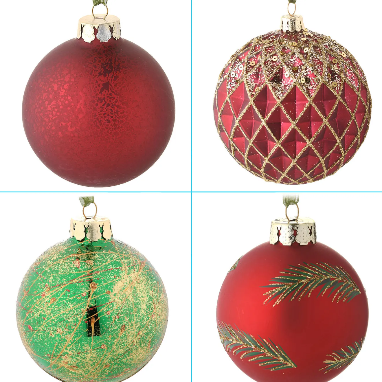 Online 20-Piece Christmas Tree Ornament Set, Rural Homestead Collection Tree Ornaments