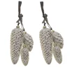 Discount 2-Piece HGTV Home Collection Pinecone Cluster Ornaments Tree Ornaments