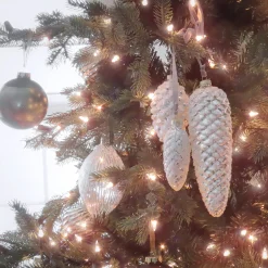Discount 2-Piece HGTV Home Collection Pinecone Cluster Ornaments Tree Ornaments