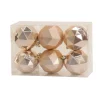 Best 6-Piece Shatterproof Geometric Silver Ornaments Tree Ornaments
