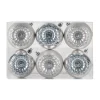 Best 6-Piece Shatterproof Glittering Silver Ornaments Tree Ornaments