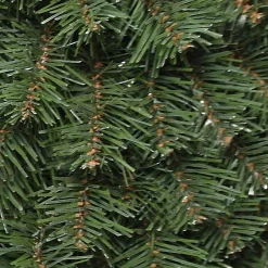New Pre-Lit Evergreen Assortment Set of 2 Entrance Trees, 1 Wreath, 1 Garland Assortment Bundles