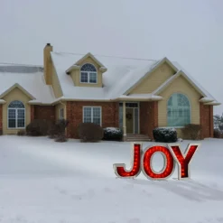 Best Pre-Lit LED JOY Decoration Yard Decorations