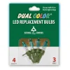 Clearance Replacement Dual Color LED Bulbs in Bag Extra Lights