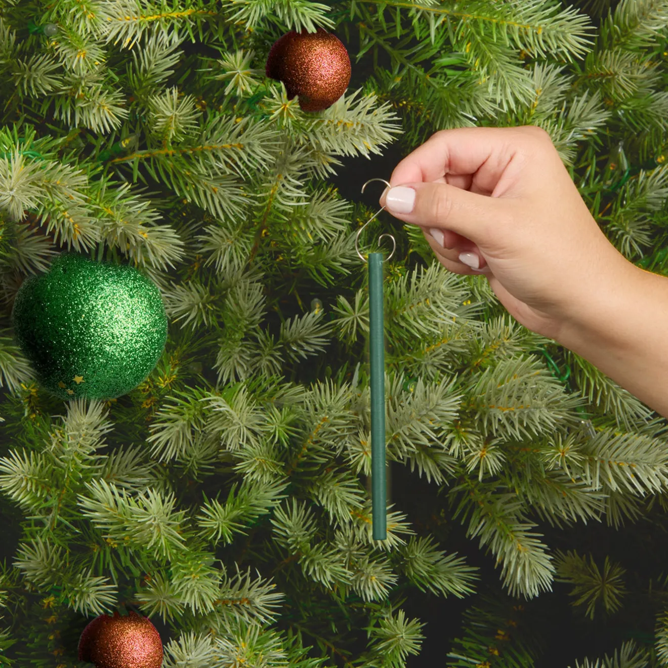 Discount Scented Ornaments, 2 Pack- 6ct Bottle, White Winter Fir, Fragrance-Infused Paper Sticks Scentsicles