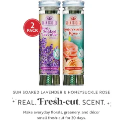 Clearance Scentsicles, 6pc Stick, 1 Sun-Soaked Lavender/1 Honeysuckle Rose- 2 pack Scentsicles