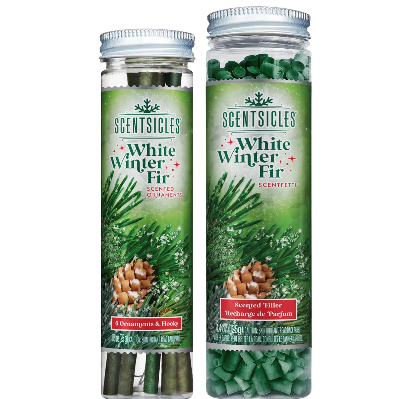 Scentsicles 6pc Stick and Scentfetti White Winter Fir - 2 Pack Scentsicles