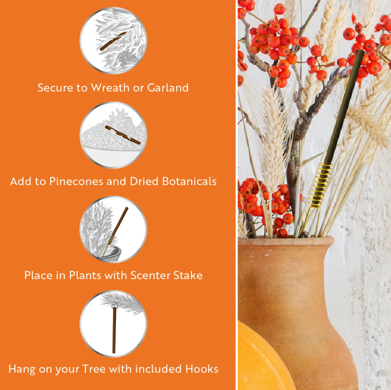 Clearance Scentsicles, 6pc Stick, Autumn 'n Apples & Pumpkin 'n Cider- 2 Pack Scentsicles