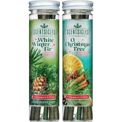 Best Scentsicles, 6pc Stick, White Winter Fir & O Christmas Tree- 2 Pack Scentsicles