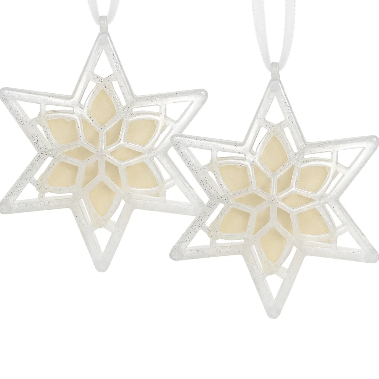 Best Scentsicles, Scented Star Ornament, White Winter Fir, 2-Pack Scentsicles