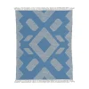 Online 4x6 ft. Dusty Blue Hand Woven Outdoor Rug Outdoor Rugs