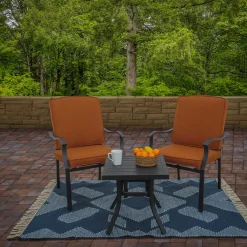 Best 5x7 ft. Indigo Blue Hand Woven Outdoor Rug Outdoor Rugs