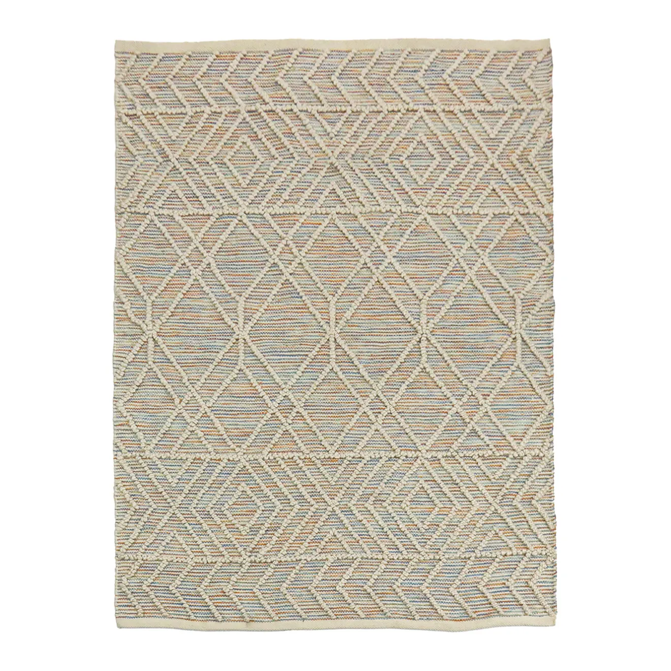 Clearance 4x6 ft. Multicolor Hand Woven Outdoor Rug Outdoor Rugs