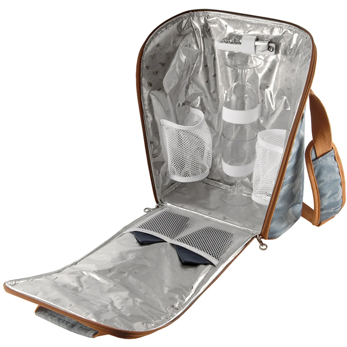 Clearance 9.5x4.5x13 in. 2 Bottle Wine Tote Bag Camping Accessories