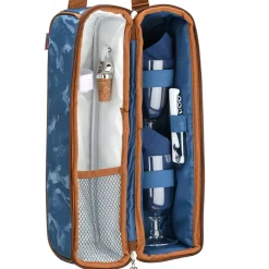 Outlet 7x3x14 in. 1 Bottle Wine Tote Cooler Bag Camping Accessories